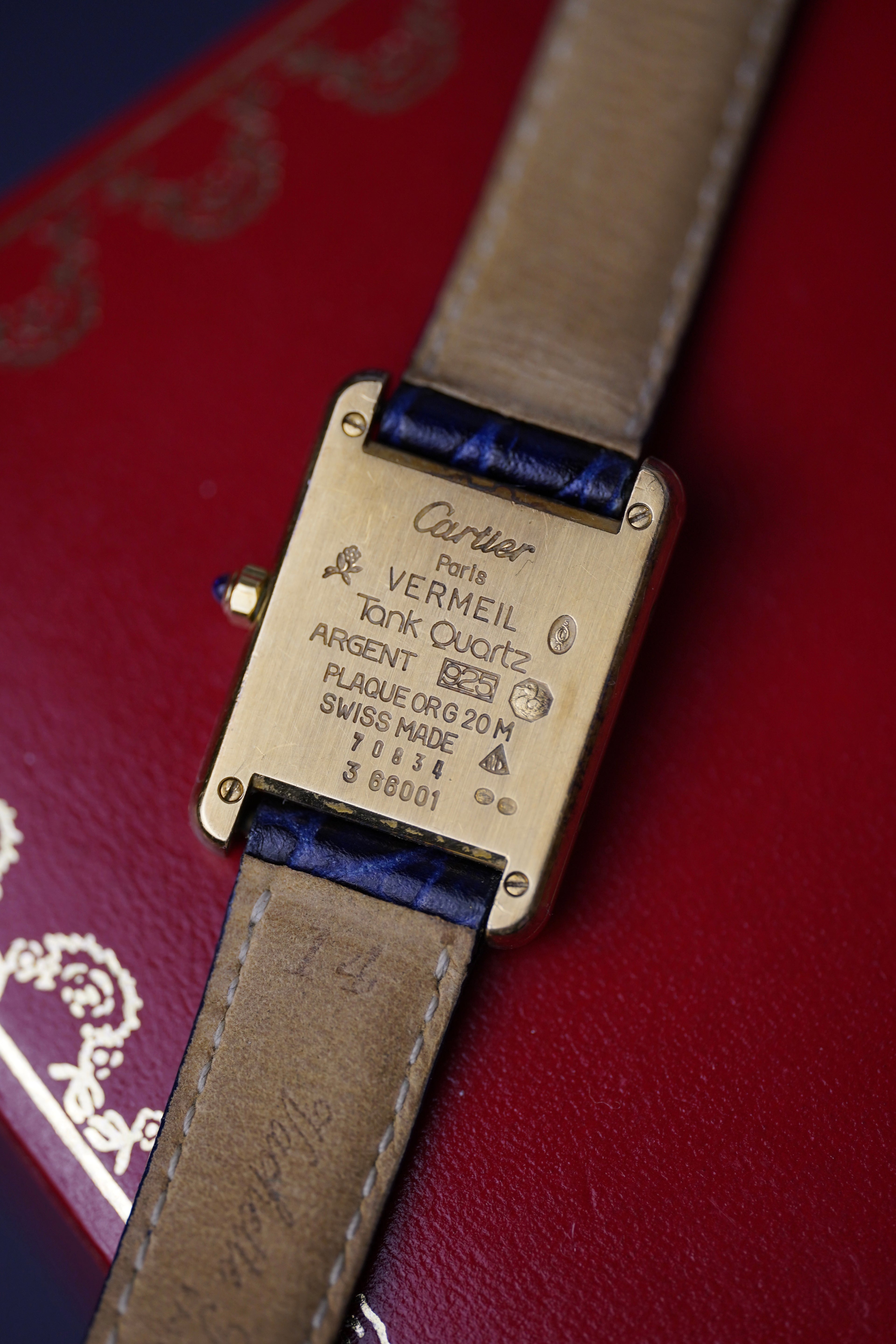 Cartier Tank Must Vermeil PM