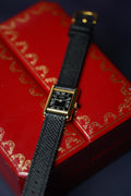 Cartier Tank Must PM black dial
