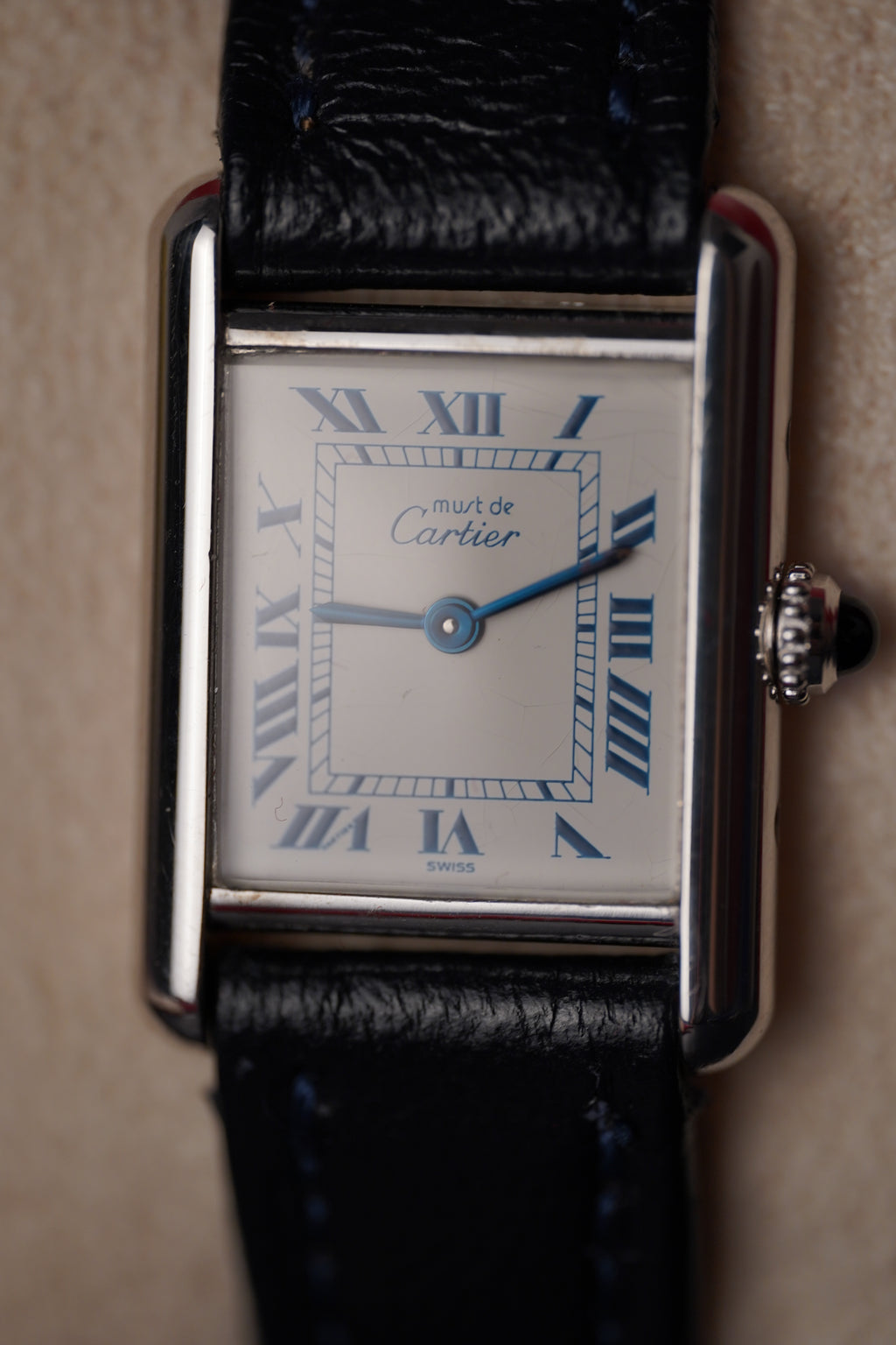Cartier Tank Must PM Rhodié