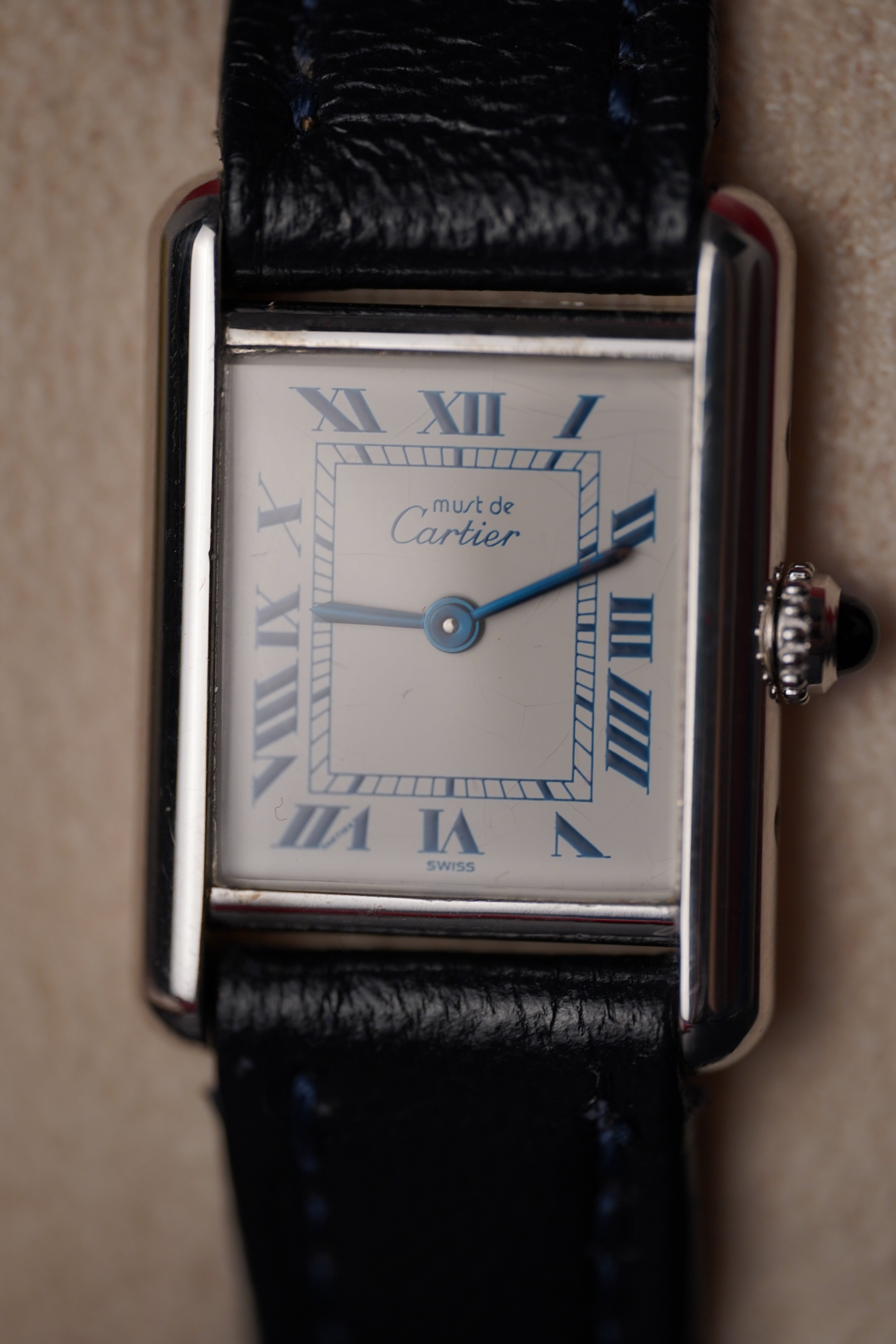 Cartier Tank Must PM Rhodié