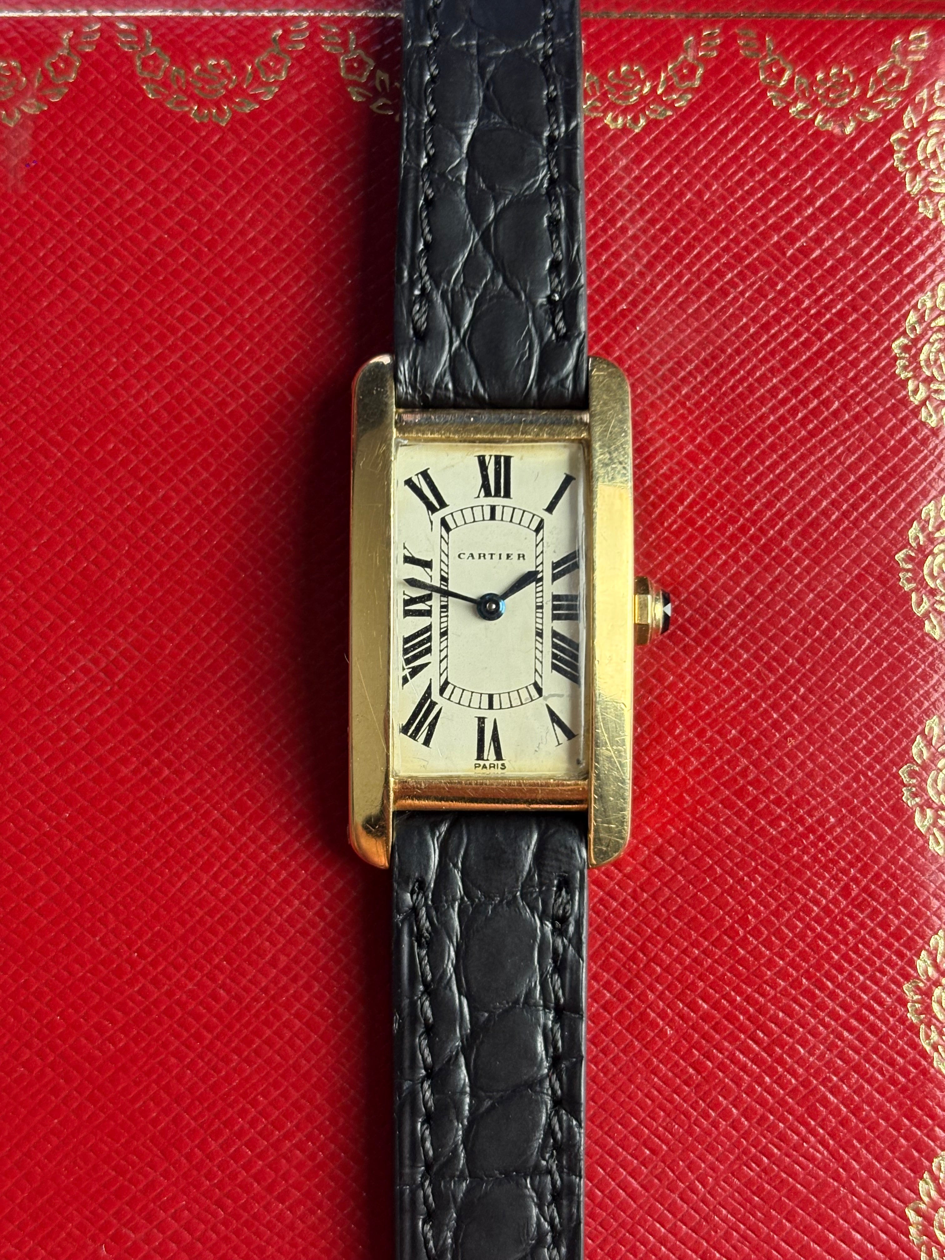 Cartier Cintrée 17 lignes